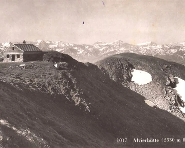 Alvier-Hütte ob Sevelen - Wirtschaft Alvierhütte, Wiesner-Wyss