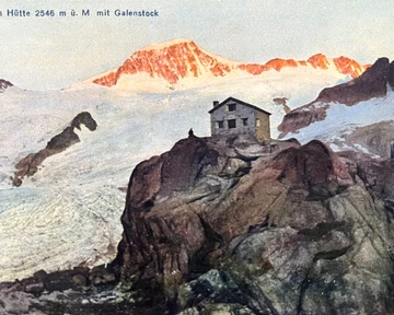 Albert - Heim Hütte mit Galenstock