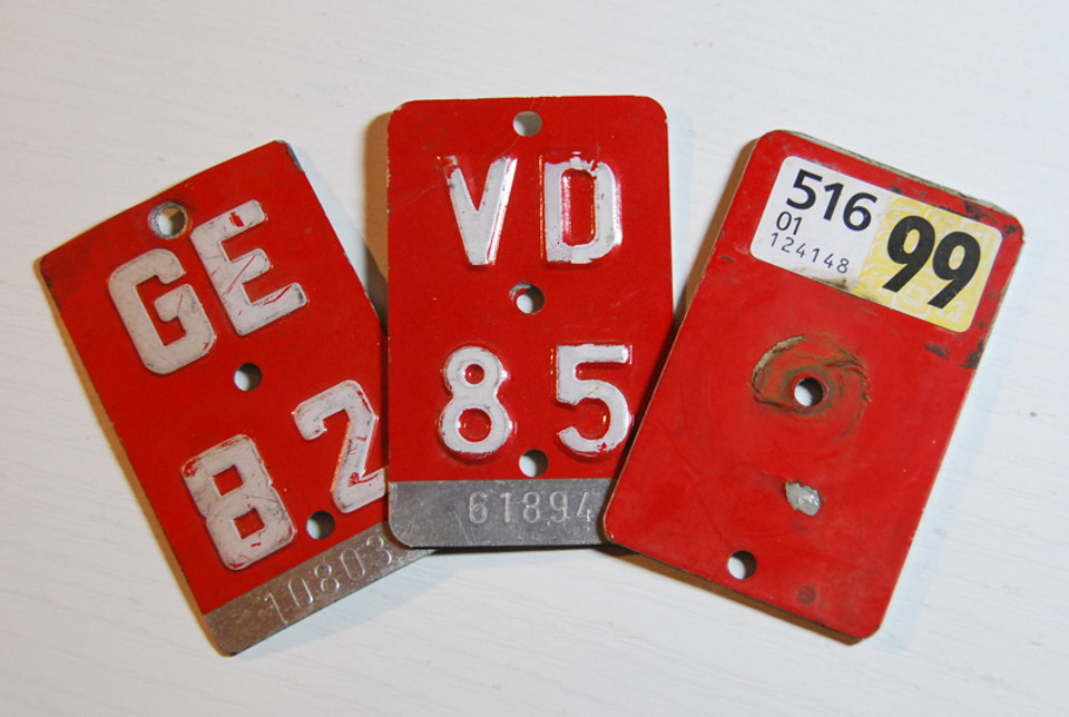 Plaque De Velo' Ancienne Fiscal 1923 • EUR 15,00 - FR