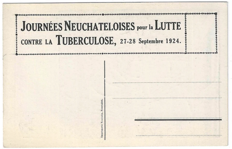 Timbre vignette contre la tuberculose 1971 pour la santé