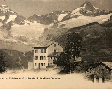 Cabane de Fidelen - Triftgletscher im Wallis