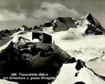 Planurahütte - mit Scheerhorn und grosse Windgälle